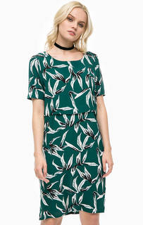 Платье из вискозы с короткими рукавами Ichi