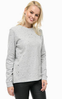 Свитшот с блестящим принтом B.Young