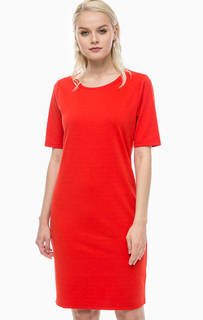 Красное платье с короткими рукавами B.Young