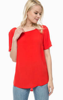 Красная блуза с короткими рукавами B.Young