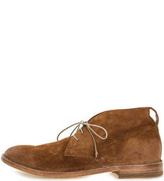 Коричневые замшевые ботинки Moma