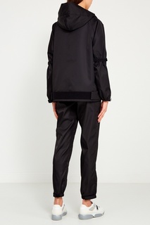 Черная куртка oversize Prada