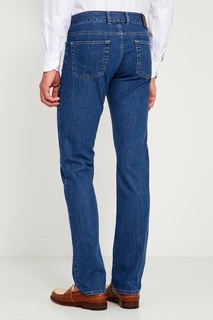 Джинсы с потертыми швами Canali