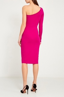 Розовое платье с открытым плечом Diane von Furstenberg
