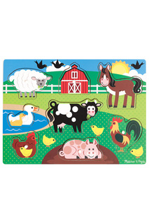 Мои первые пазлы Ферма MELISSA&amp;DOUG Melissa&Doug