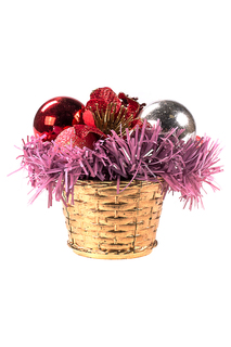 Новогодний букет в корзинке Vittorio Richi