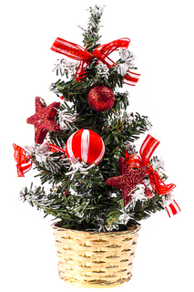 Настольная елочка c игрушками Vittorio Richi