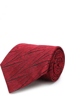 Шелковый галстук с узором Lanvin