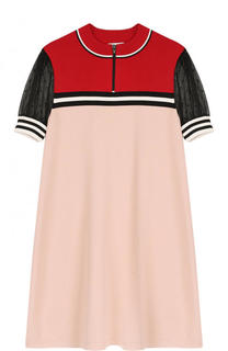 Вязаное мини-платье свободного кроя REDVALENTINO