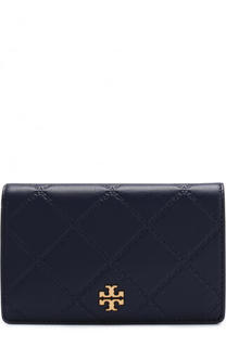 Кожаный кошелек с логотипом бренда Tory Burch