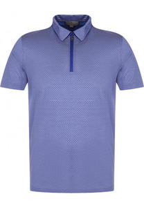 Хлопковое поло с короткими рукавами Canali