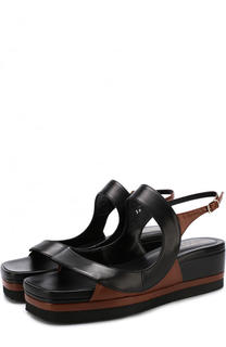 Кожаные сандалии на массивной подошве Dries Van Noten