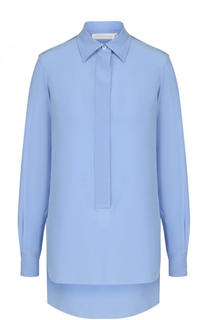 Однотонная шелковая блуза Victoria Beckham