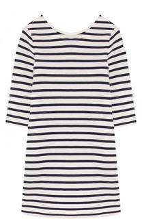 Хлопковое платье в полоску Polo Ralph Lauren