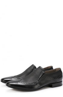 Кожаные лоферы с эластичными вставками Aldo Brue