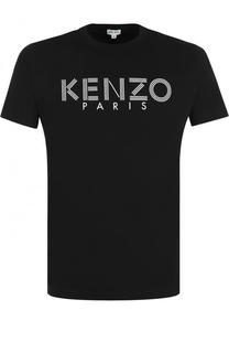 Хлопковая футболка с логотипом бренда Kenzo