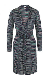 Удлиненный вязаный кардиган с поясом M Missoni