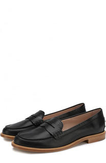 Кожаные пенни-лоферы с перемычкой Tod’s Tods