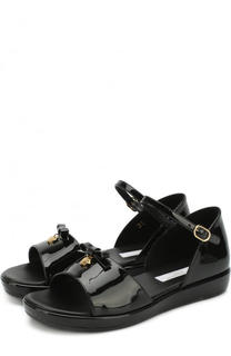 Лаковые босоножки с бантами Dolce &amp; Gabbana