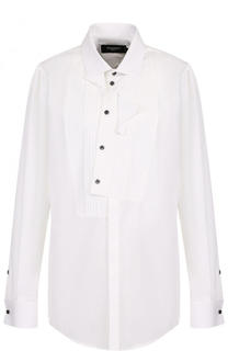 Однотонная хлопковая блуза Dsquared2