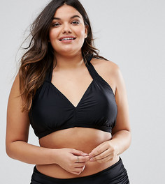 Бикини-топ с завязкой на шее Junarose - Черный