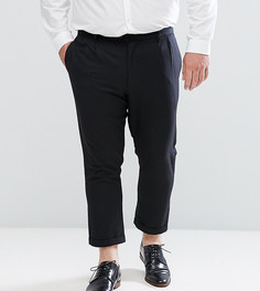 Укороченные брюки со складками Bellfield PLUS - Черный