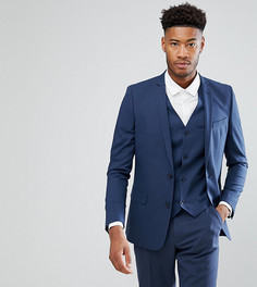Синий узкий пиджак ASOS TALL - Синий