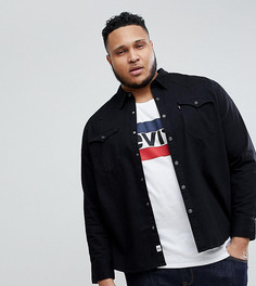 Выбеленная черная рубашка в стиле вестерн Levis PLUS Barstow - Черный Levis®