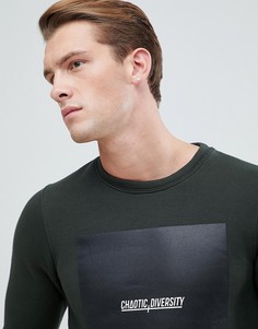 Свитшот с графическим принтом Jack &amp; Jones Core - Зеленый