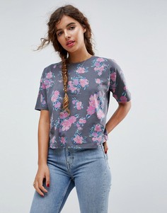 Футболка с цветочным принтом ASOS - Мульти