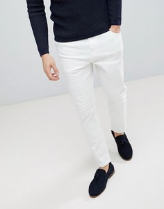 Белые зауженные джинсы ASOS - Белый