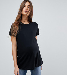 Футболка с круглым вырезом ASOS MATERNITY Ultimate - Черный