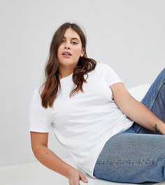 Футболка с круглым вырезом ASOS CURVE Ultimate - Белый