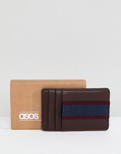 Визитница (бордовый/темно-синий) ASOS - Красный