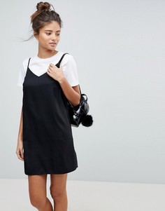 Платье-комбинация мини ASOS FULLER BUST - Черный