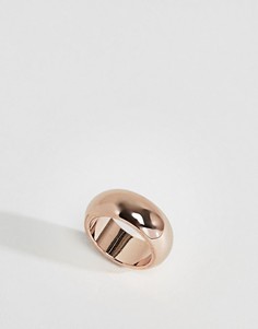 Широкое кольцо ограниченной серии - Медный Asos