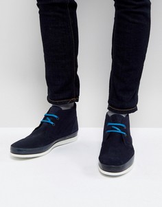 Темно-синие замшевые ботинки чукка PS Paul Smith Cleon - Темно-синий