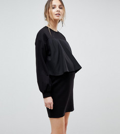 Трикотажное платье для кормящих мам ASOS MATERNITY - Черный
