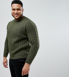 Джемпер цвета хаки ASOS PLUS - Зеленый