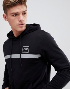 Худи со светоотражающими полосками Jack &amp; Jones Core - Черный