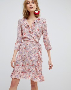 Платье с запахом и оборкой Vero Moda - Мульти