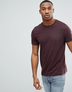 Бордовая футболка Burton Menswear - Красный