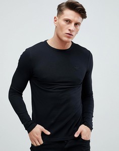 Черный обтягивающий лонгслив River Island - Черный