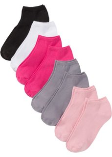 Короткие носки (8 пар) (черный/серый/розовый) Bonprix