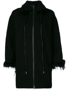 куртка на молнии с отделкой мехом Ermanno Scervino