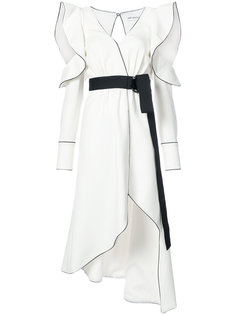 asymmetric wrap dress Self-Portrait
