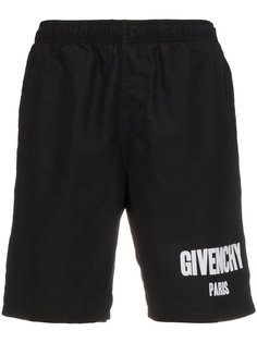 шорты для плавания с логотипом Givenchy