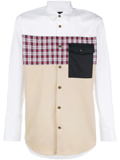 patch-work fitted shirt Dsquared2