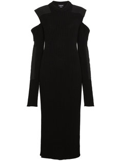 платье миди в рубчик с вырезами Calvin Klein 205W39nyc