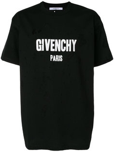 футболка с заплаткой с логотипом  Givenchy